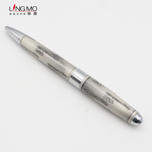Ali baba top produits cadeaux promotionnels avec logo <span class=keywords><strong>stylo</strong></span> en métal blanc - Product Image 5