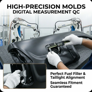Guardabarros Traseros y Panel Lateral Derecho Sin Ganchos y Con Pasos de Rueda para Toyota Hilux <span class=keywords><strong>Vigo</strong></span> Doble Cabina Pickup 2005-2012 - Product Image 5