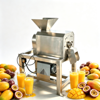 500kg/uur sinaasappel, aardbei, avocado, banaan, mango, tomaat pulpmachine voor het maken van pulp, pasta, sap en fruitpulpjam.