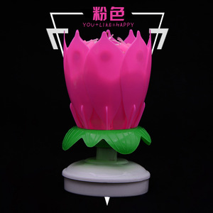 Candele di Compleanno con Design Unico a Fiore di Loto in Fiore, Realizzate a Macchina in Cera di Paraffina, Prezzo Moderato per Occasioni di Capodanno - Product Image 6