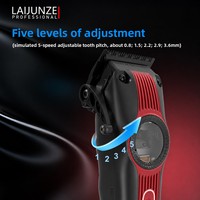 Motor de Levitación Magnética Laijun Ze para Recortadora de Cabello, Resistente al Agua, Ajuste Automático de Velocidad, 121-180 Minutos de Autonomía, Recubrimiento DLC