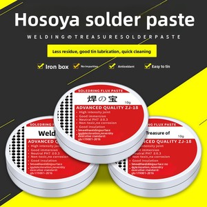 <span class=keywords><strong>Pasta</strong></span> Saldante Senza Pulizia Hanbao Rosin 10g/50g, Kit Olio Flusso <span class=keywords><strong>per</strong></span> Riparazioni Saldature, Scatola Rossa - Product Image 5