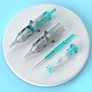 Aguja de cartucho desechable transparente más fácil de limpiar aguja de máquina de Microblading Pmu de precisión de tatuaje para pluma de tatuaje - Product Image 3