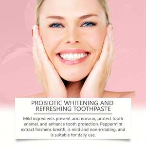 Pasta Dental Blanqueadora Herbal SP-4 con Bicarbonato de Sodio y Menta, 100g, para Uso Doméstico, Protege las Encías, Elimina el Mal Olor Bucal y las Manchas Amarillas - Product Image 4