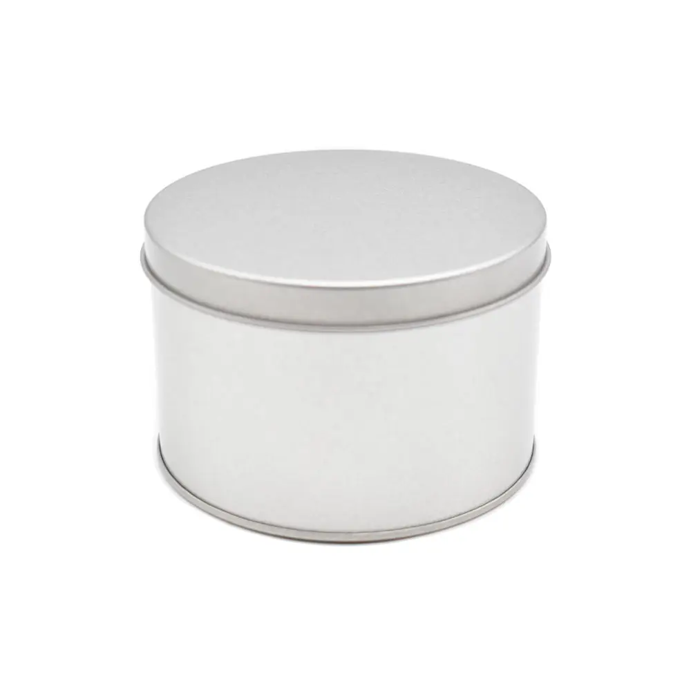 Wedding Cake Baking Gift Round Metal Can Tin Box