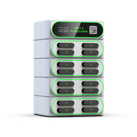 Cellule publique 16 ports Multi Dc Fast Mobile Usb Phone Self-service Armoire de charge à pièces avec application