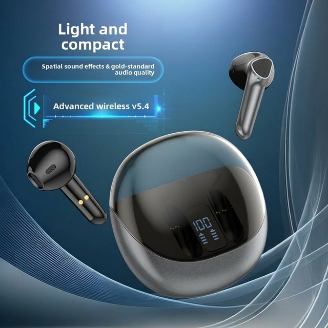 New TWS for Earbuds In-ear Design Voice Control Noise Cancellation Headphones Earphone