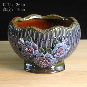 15A54 maceta de cerámica 3D carnosa hecha a mano coreana, maceta de <span class=keywords><strong>cactus</strong></span> de cerámica de planta pintada - Product Image 2