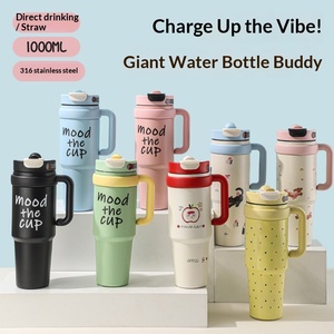 กระติกน้ำเก็บความเย็นขนาดใหญ่ รุ่นใหม่ คุณภาพสูง วัสดุสแตนเลส 316 สำหรับเดินทางข้ามประเทศ ความจุเยอะ ใช้ในรถยนต์ได้ พร้อมหลอดดูด เก็บความเย็นได้นาน 6-12 ชั่วโมง - Product Image 5