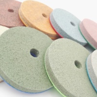 Disque de ponçage flexible en éponge diamantée pour marbre et pierre, 4 pouces/100 mm, pour ponçage à sec et humide, outils abrasifs pour terrazzo