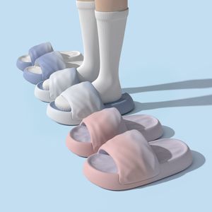 Sandalias de EVA con Punta Abierta, Rayas, Suela Delgada, Resistentes, Antideslizantes y Flexibles, a la Moda - Product Image 4