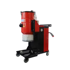 CLEANVAC Heavy duty 110V 220V wet or dry hepa filter concrete cement floor dust collector extractor industrial vacuum cleaner