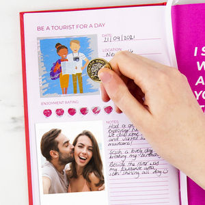 <span class=keywords><strong>Livre</strong></span> de défis d'aventure à gratter personnalisé, édition 100 dates, liste de choses à faire, jeux à gratter - Product Image 6