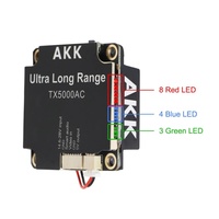 AKK TX5000AC 5W 4.9G-6.1G 96CH VTX FPV ultra longue portée à canaux complets en plastique pour télécommande RC
