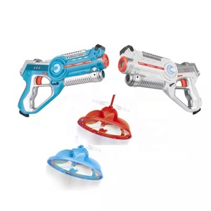 Pistola de Juguete Láser Eléctrica CS con Sensor Infrarrojo para Niños, <span class=keywords><strong>Juego</strong></span> de Comer Pollo, Araña, OVNI - Product Image 3