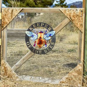 Abeille ferme Logo extérieur métal Art suspendu et Projection jardin décoration à la main abeille métal artisanat <span class=keywords><strong>pour</strong></span> les apiculteurs - Product Image 5