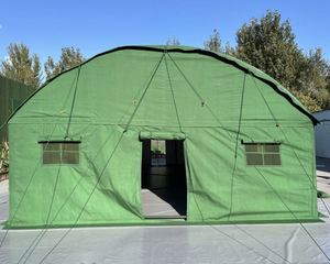 Carpa de Lona para Almacenes Industriales Personalizada, con Arco, para las Cuatro Estaciones, Triple Capa, Impermeable, para Taller - Product Image 1