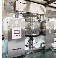 Machine à émulsionner les lotions corporelles, mélangeur sous vide 1000L 30KW, émulsifiant turbo pour crèmes cosmétiques
