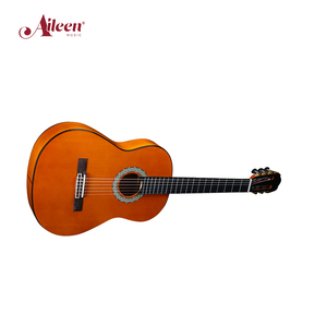 Guitarra flamenca Winzz Solid Top 39 "Guitarra clásica Trastes de extremo redondo (WCG190) - Product Image 4