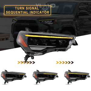 Ensemble de phares à LED ambrés VLAND pour Toyota 4Runner 5ème génération 2014 2015 2016 2017 2018 2019 2020 2021 2022 2023 2024 - Product Image 3
