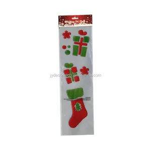 2024 Hot Sale TPR Christmas Window Gel Clings Wholesale Gel Window Decorations for the Holiday Season