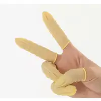 고품질 사용자 정의 도매 노란색 정전기 방지 고무 손가락 팁 보호 커버 젤 손가락 침대