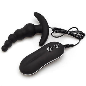 Prostate Butt Plug pour hommes et femmes <span class=keywords><strong>Anal</strong></span> Stimulation vibrateur Silicone Masturbation perles homme Plug <span class=keywords><strong>Anal</strong></span> - Product Image 3