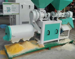 آلة طحن الذرة/آلة إزالة جنين الذرة وصنع الحبيبات بمحرك كهربائي/ديزل بسعة عالية 300-1000 كجم/ساعة للبيع - Product Image 2