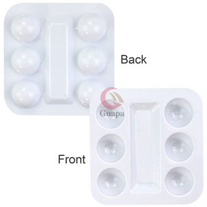 Bandeja de Plástico Desechable para Tinta de Tatuaje, Soporte de Paleta de Pigmentos, Suministros de Tatuaje Blanco, 30 Unidades por Caja - Product Image 5