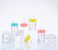 Nouveau mignon mini tube de brillant à lèvres tendance de la mode sucette bouteille de brillant à lèvres peut être logo personnalisé