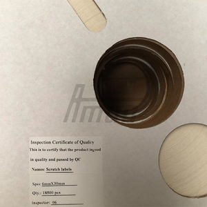 <b>Scratch</b> Off Stickers Ripple Pattern Oblong PET Anti-Counterfeit Labels for Game Cards & Promotions Wear Resistant B2B Packaging - Product Image 6
