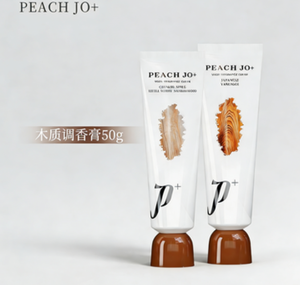 Baume parfumé boisé PEACH JO+ - Parfum bois de santal blanc apaisant - Baume corporel préféré des femmes Yakusugi - Product Image 2