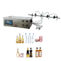 Ventes directes d'usine 4 têtes machine de remplissage 3.5L quantitatif liquide machine de remplissage jus machine de remplissage pour les petites entreprises