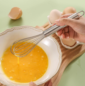 8/10/12 inch trứng thép không gỉ Beater cầm tay Whisk kem bọt <span class=keywords><strong>Maker</strong></span> trứng máy xay sinh tố Nhà Bếp Nấu ăn nướng tiện ích - Product Image 4