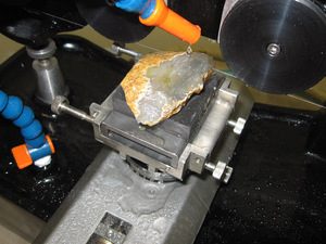 Filo diamantato senza fine sega con micrometro digitale e due angoli di STX-201 del campione regolabile - Product Image 4