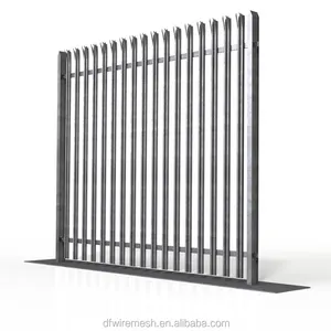 英国市場W淡い亜鉛メッキ鋼柵フェンスパネル