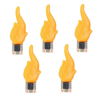 Ampoules LED COB 3V à effet flamme, filament LED 2200K, diode Edison, accessoires de décoration, ampoule de lumière de bougie, bricolage, lettre