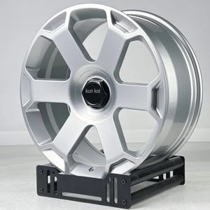 Jantes en alliage forgé 5x112 Roues de voiture pour <span class=keywords><strong>Audi</strong></span> A4 A5 A6 A7 A8 Q5 Q7 <span class=keywords><strong>Q8</strong></span> S5 S8 Rs6 Rs7 19 20 21 22 pouces Roues argentées brossées - Product Image 3