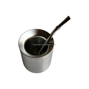 Nuova produzione abrasiva in acciaio inossidabile argentina Yerba mate cup supporta la personalizzazione del logo a colori - Product Image 6