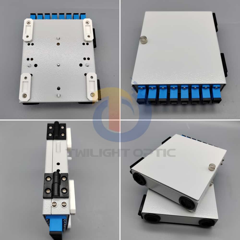 AO-104A AO-108AミニFdf4/8ポートScLc Fc St 4/8/16コア壁取り付けOdf