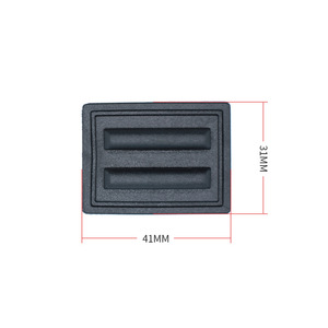 Base de bagage en plastique J079 41 mm x 31 mm, accessoire de sac résistant aux rayures et aux chocs - Product Image 3