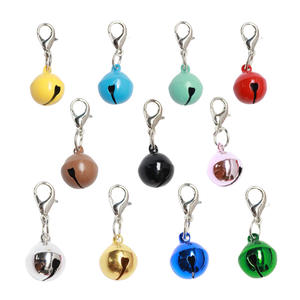 Collier en métal Pet Bell porte-clés extra fort Noël Jingle Bells breloques de bricolage pour la fabrication de bijoux en métal petite fée <span class=keywords><strong>clochette</strong></span> porte-clés - Product Image 4
