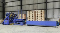 ALWI-Machine automatique de clouage de palettes en bois, capacité 380V 7S, ligne de production artisanale de matériaux de qualité