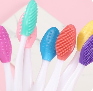 เครื่องมือแปรงกำจัดสิวหัวดำแบบ3 in 1ทำจากซิลิโคนอุปกรณ์ขัดริมฝีปากจมูกอเนกประสงค์ - Product Image 3