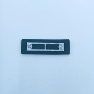 Best Selling Gunmetal Color Embossed Clothing <strong>Labels</strong> Sustainable Decorative Logo Patches for Jackets and <strong>Jeans</strong> - Product Image 4