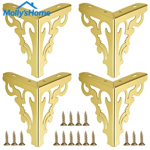 Pieds de meubles modernes en métal pour canapé, armoire, commode, table basse, plan de travail, étagères, lit - Product Image 1