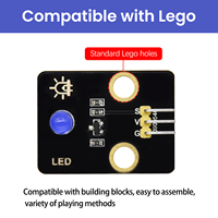 Módulos Electrónicos Multicolores Keyestudio Compatibles con Bloques de Construcción para Programación y Codificación, Mini Módulo LED para Arduino