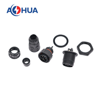 Système de contrôle Signal d'alimentation prise électrique 1.5/1.0/0.75mm2 connecteur de fil M20 300V 15A assemblage mâle femelle panneau connecteur 3P