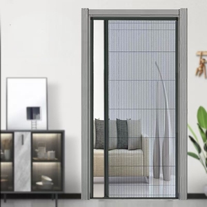 <span class=keywords><strong>Mosquitera</strong></span> <span class=keywords><strong>Enrollable</strong></span> <span class=keywords><strong>Vertical</strong></span> de Aluminio con Diseño Moderno, Malla de Acero Inoxidable <span class=keywords><strong>para</strong></span> Ventanas y Puertas - Product Image 2