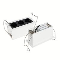 Spot de plafond LED linéaire moderne à quatre têtes, intensité variable, en aluminium, IP65, CRI97, 5000K, pour intérieur, UGR10-19, directement du fabricant